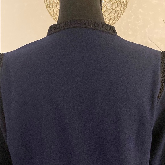 Maje Elegant Navy Women's Top size 3 - Picture 6 of 8